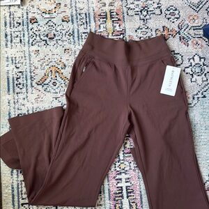Athleta Brown Sweatpants High-Waisted Joggers